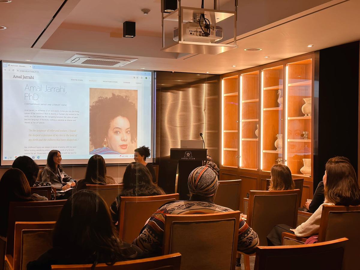 Moments from the SIWA Speaker Series—sharing, dialogue, and intercultural exchange.